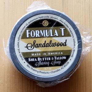 WSP Men's Sandalwood Shea Butter Shaving Soap